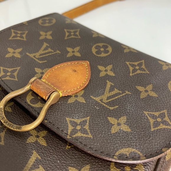 Auth LOUIS VUITTON Monogram Saint Cloud MM M51243 Crossbody Bag Brown Canvas - Picture 9 of 16